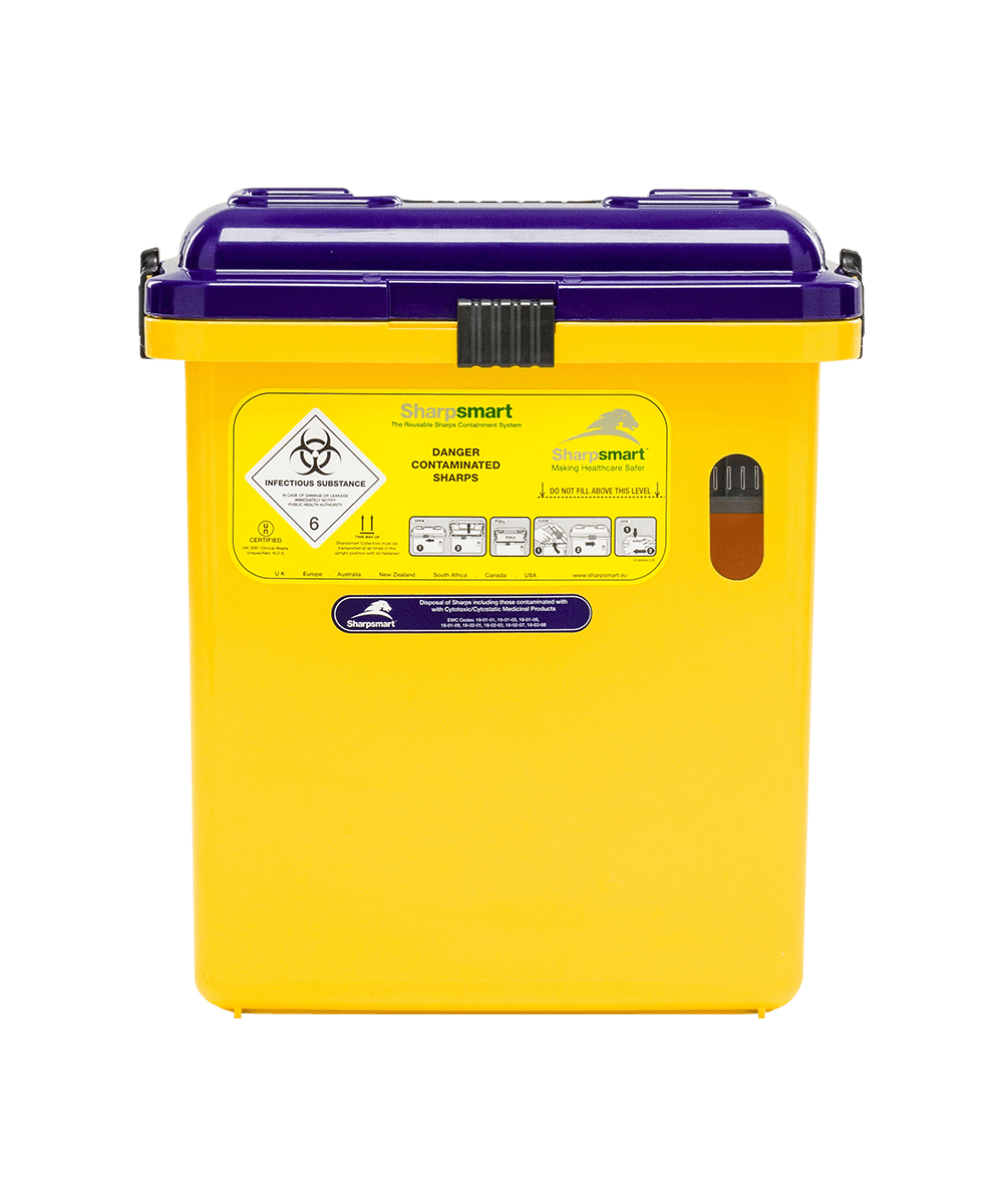S22 Cytotoxic Sharps Container Sharpsmart